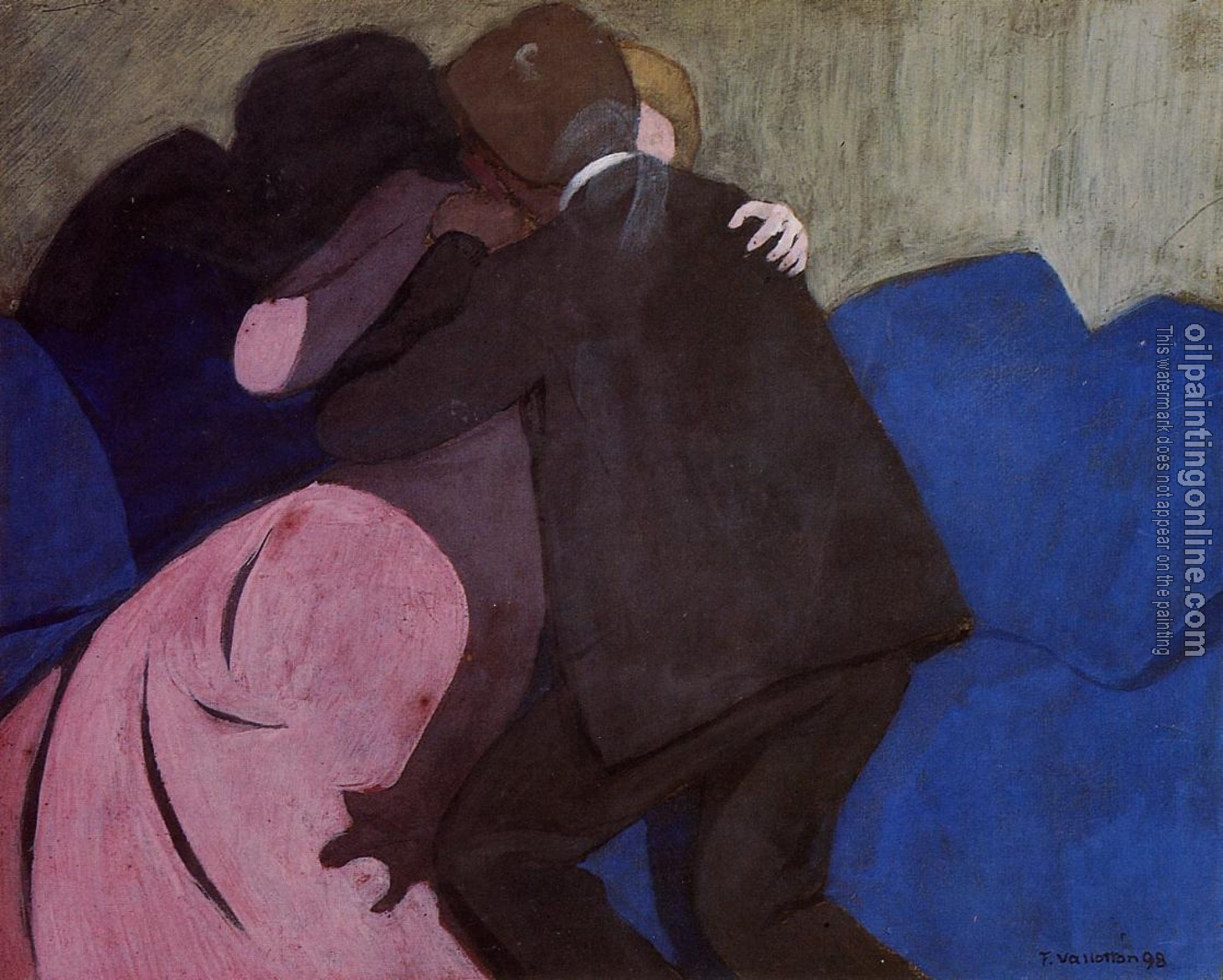 Felix Vallotton - The Kiss